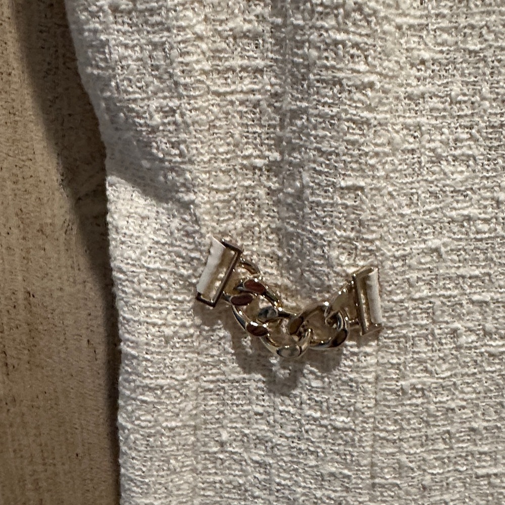 H&M Cream Textured Mini Dress - Picture 4 of 4